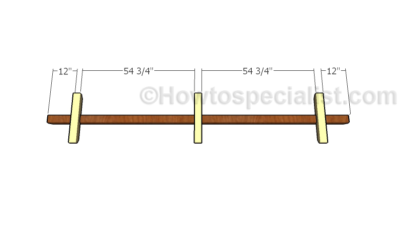 Fitting the base supports