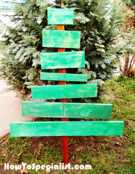 Wood Christmas Tree Plans | HowToSpecialist - How to Build, Step by ...