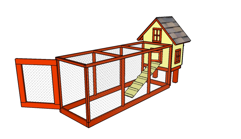 Chicken coop run plans