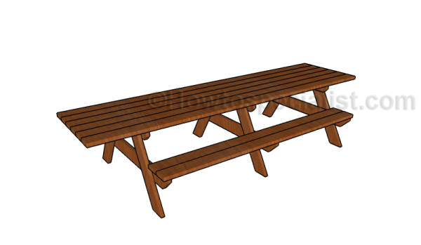 12' Picnic Table Plans HowToSpecialist - How to Build ...