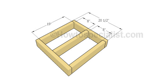 Assembling the bottom frames