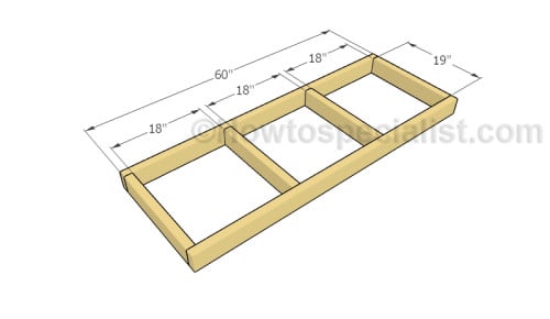 Assembling the seat frame