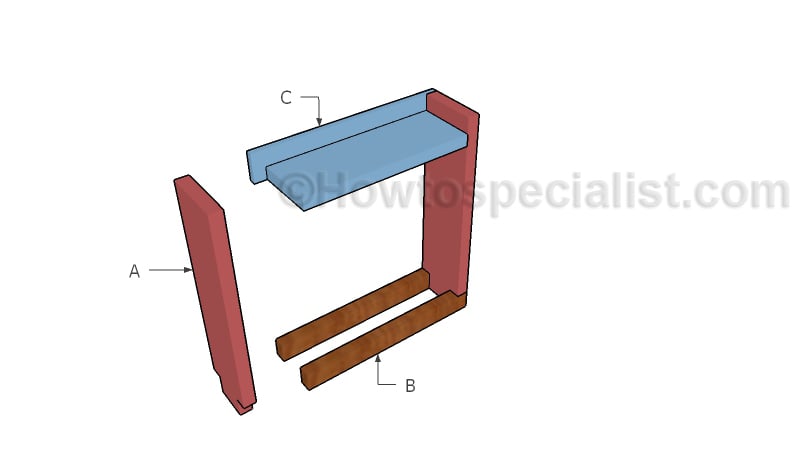 Building a firewood rack for indoor