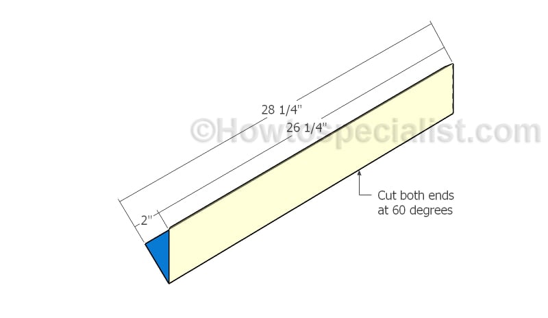 Building the diagonal braces