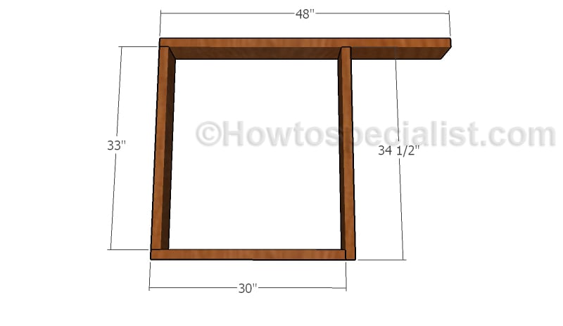 Building the top frame