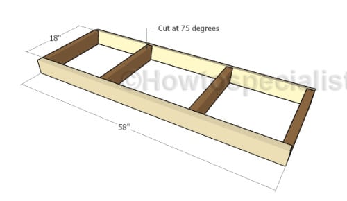 Building the frame of seat