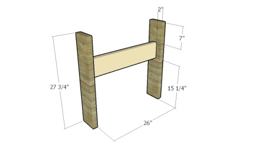 Building the table frame