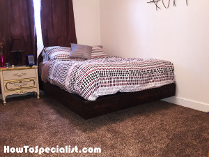 DIY Queen Size Floating Bed | HowToSpecialist - How to Build, Step by