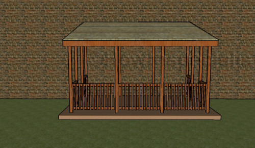 Lean to gazebo plans