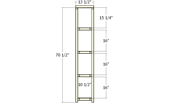 How to Build a Tower Bookshelf | HowToSpecialist - How to Build, Step ...