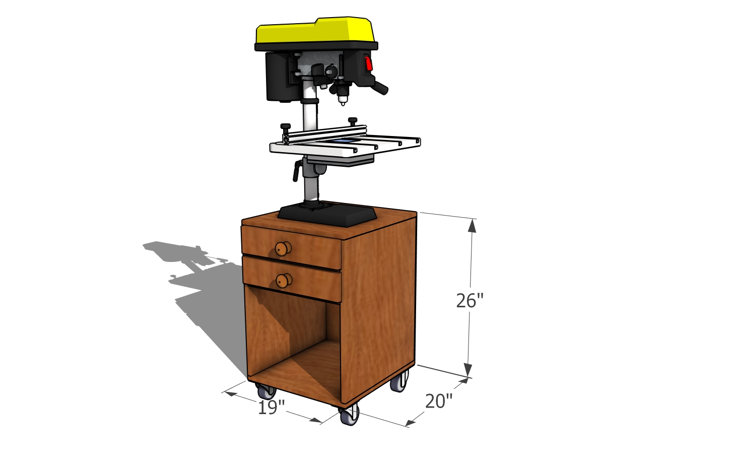 DIY Drill Press Stand