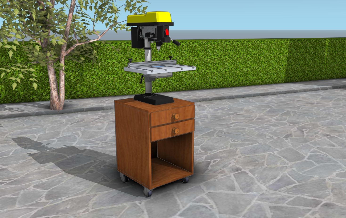 DIY Drill press stand plans