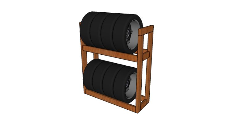 DIY Tire Rack Plans