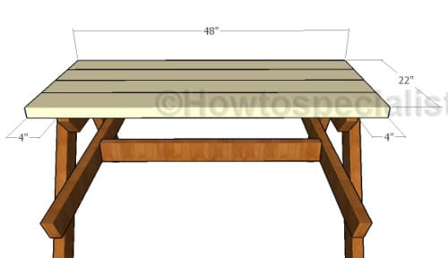 Sandbox Kids Picnic Table Plans | HowToSpecialist - How to Build, Step ...