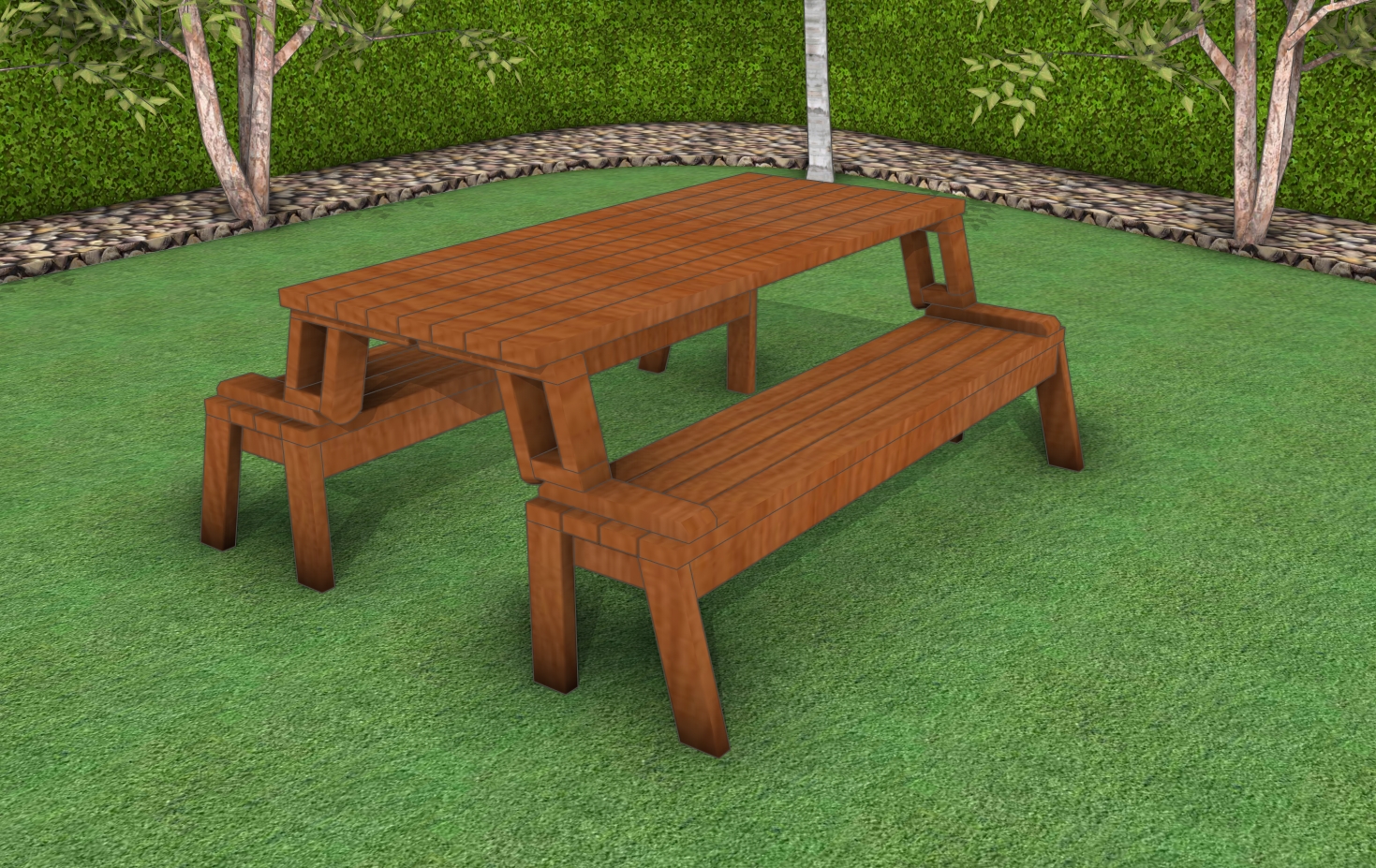 Folding picnic table plans