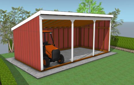 Loafing shed plans