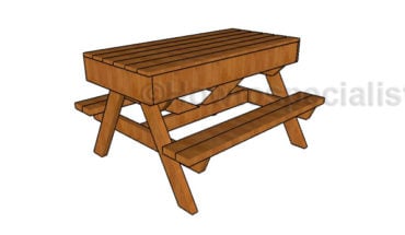 Sandbox picnic table plans