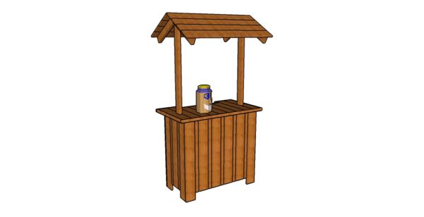 Tiki Bar Roof Plans Howtospecialist How To Build Step By Diy - Free Diy Outdoor Bar Plans With Roof