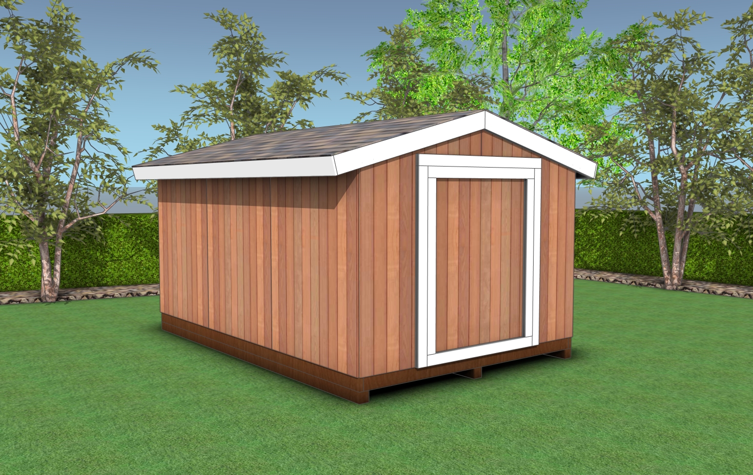 8x12 short shed