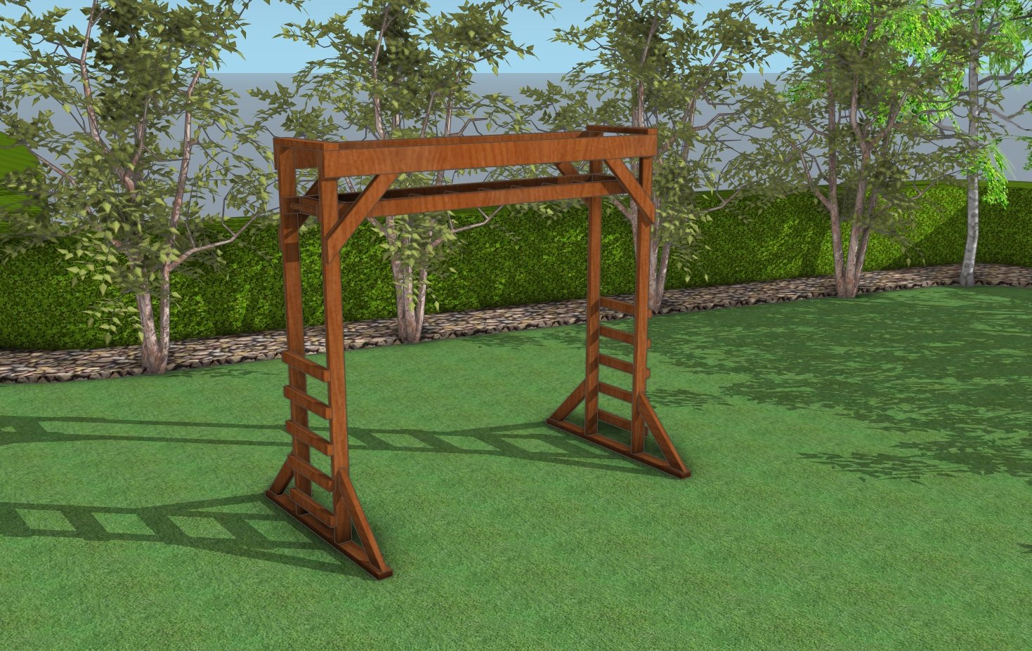 DIY Monkey bars