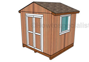 8x8 Garden Shed Plans | HowToSpecialist - How to Build, Step by Step ...