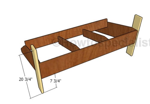 Double Adirondack Chair with Table Plans | HowToSpecialist - How to ...