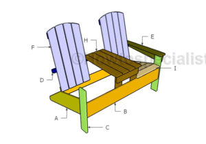 Building Double Adirondack Chairs 300x210 