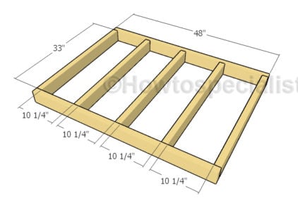 Building the floor frame