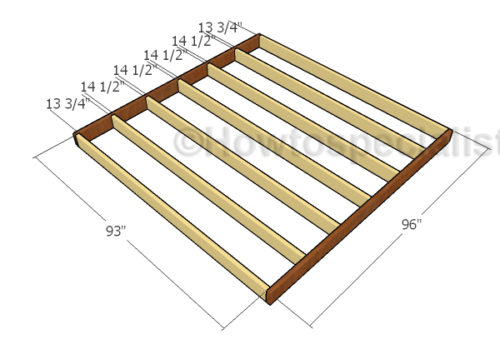 8x8 Garden Shed Plans | HowToSpecialist - How to Build, Step by Step ...