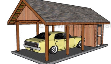 Carport with storage plans