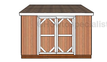 DIY 8x12 Lean to Shed