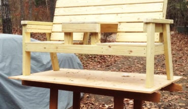 DIY-Double-Chair-Bench-with-Table-Plans