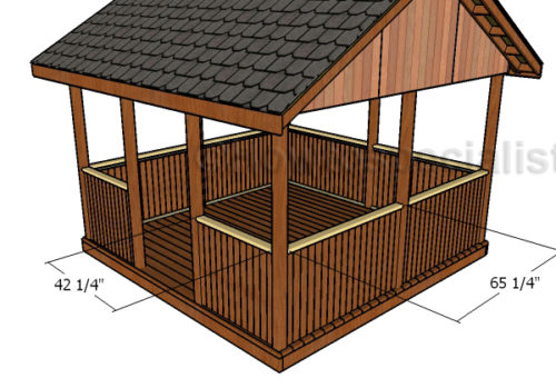 Gazebo Railings Plans | HowToSpecialist - How to Build, Step by Step ...