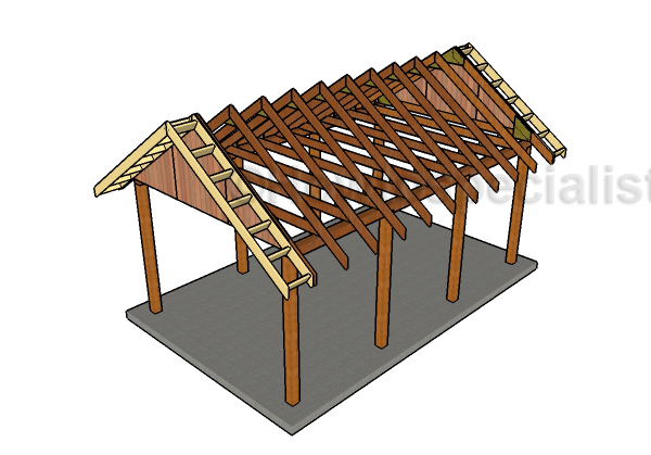 How To Build A Overhang Roof | TcWorks.Org