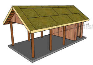 Single Carport With Storage Roof Plans | HowToSpecialist - How To Build ...