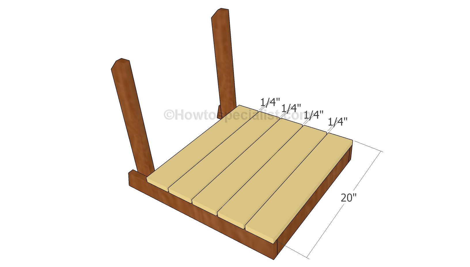 Rocking Chair Plans | HowToSpecialist - How to Build, Step by Step DIY ...