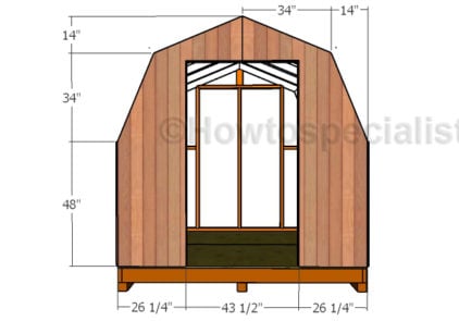 fitting-the-siding-to-the-front-wall