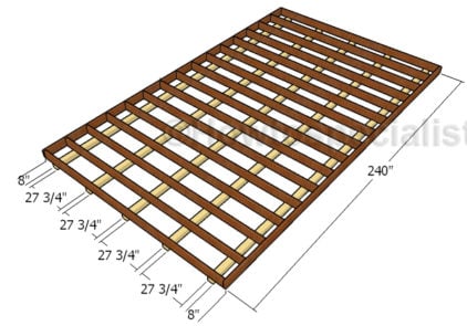 12x20 shed plans free howtospecialist - how to build