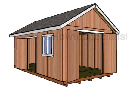 12x20 Shed Plans Free | HowToSpecialist - How to Build, Step by Step ...