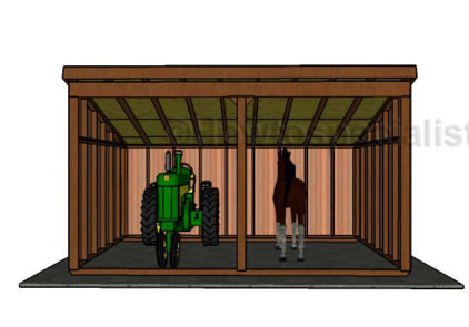 free-run-in-shed-plans