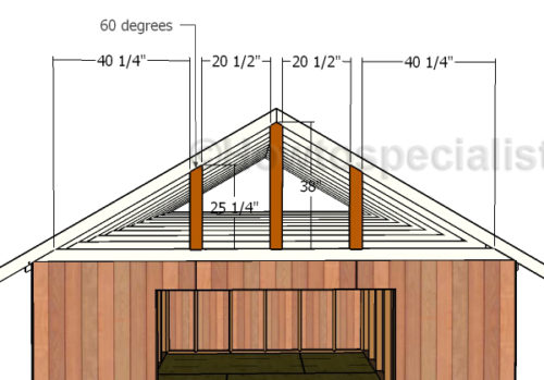 12x20 Gable Roof Plans | HowToSpecialist - How to Build, Step by Step ...