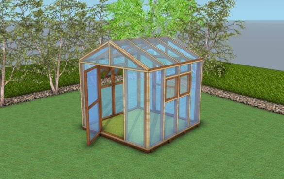 How to build a 8x8 greenhouse