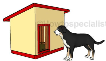 Large Dog House Plan