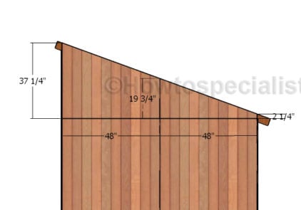 8x12 Lean To Shed Roof Plans | HowToSpecialist - How To Build, Step By ...