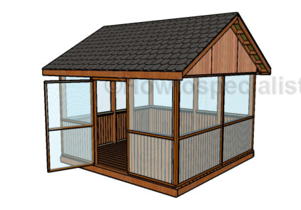 Screened square gazebo plans