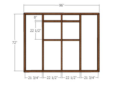 Side wall frames