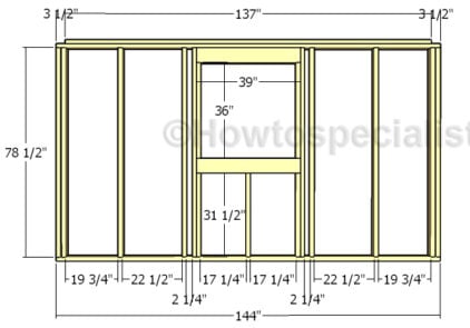 8x12 Garden Shed Plans | HowToSpecialist - How to Build, Step by Step ...