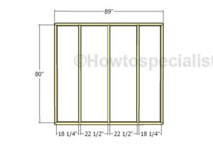 8x12 Lean to Shed Plans | HowToSpecialist - How to Build, Step by Step ...