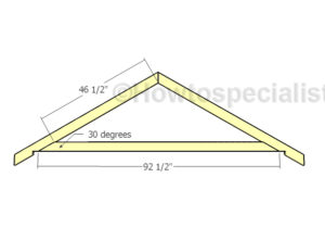 8x16 Gable Shed Roof Plans | HowToSpecialist - How to Build, Step by ...