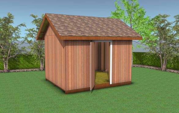 10x12 gable shed